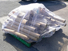 不安定な製品に被せた状態